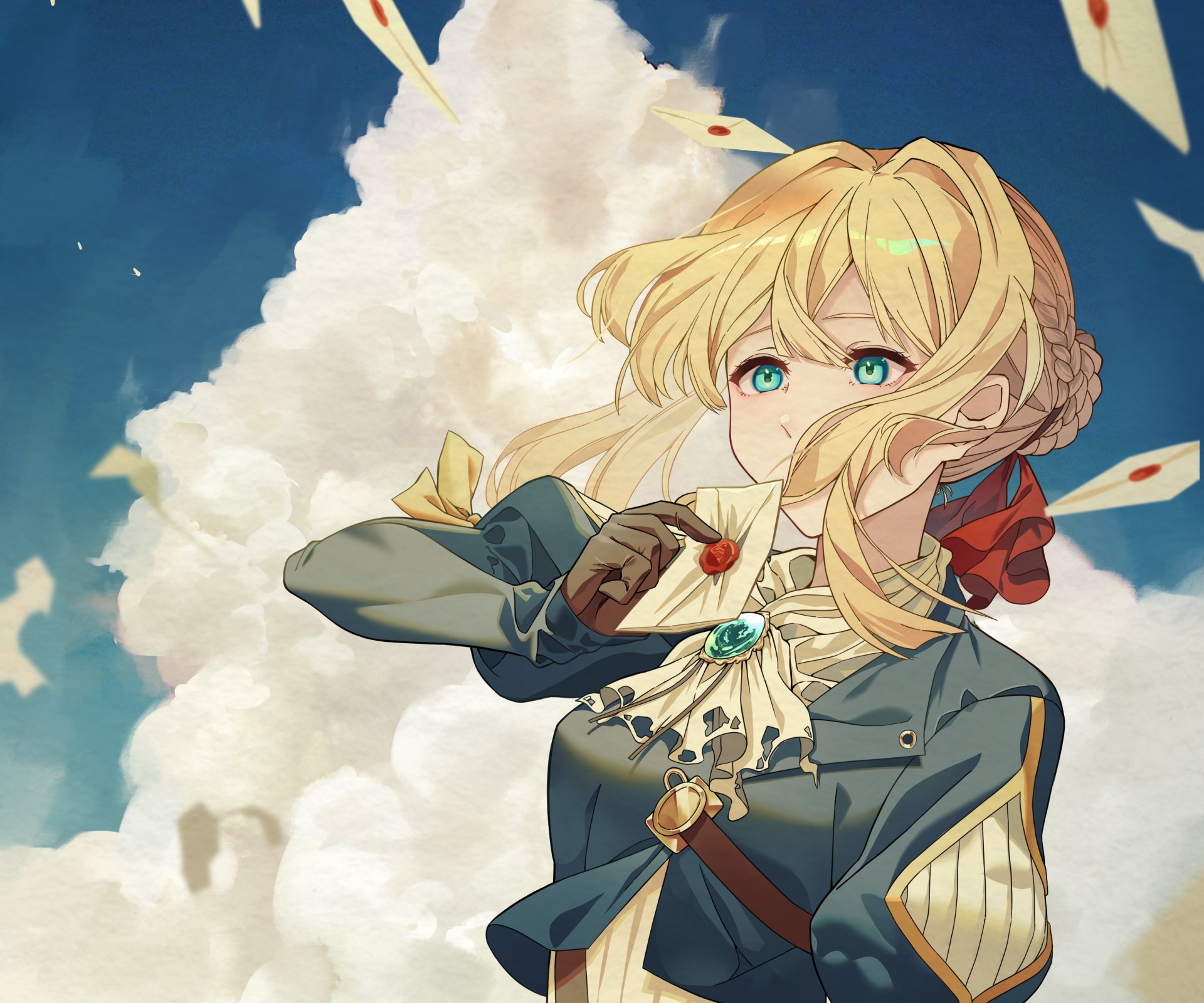 Download Violet Evergarden (Character) Anime Violet Evergarden HD Wallpaper