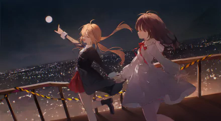 Anime friends HD Desktop Wallpaper | Background Image