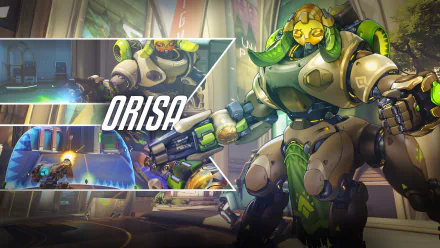 Orisa (Overwatch) video game Overwatch HD Desktop Wallpaper | Background Image