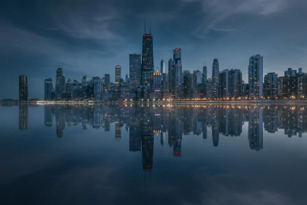 reflection man made Chicago HD Desktop Wallpaper | Background Image