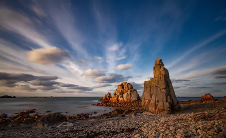 France nature rock HD Desktop Wallpaper | Background Image