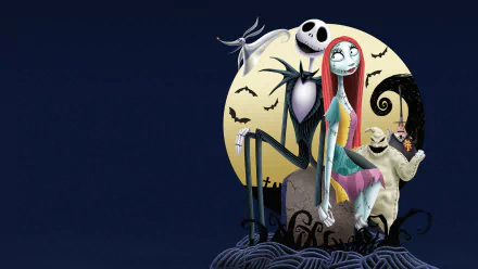Sally (The Nightmare Before Christmas) Jack Skellington movie The Nightmare Before Christmas HD Desktop Wallpaper | Background Image