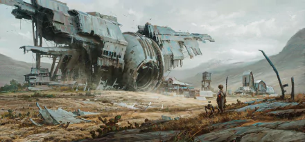 Sci Fi post apocalyptic dystopian HD Desktop Wallpaper | Background Image