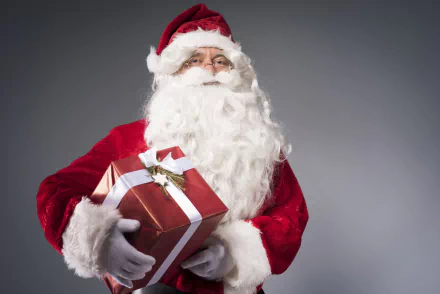 Santa holiday Christmas HD Desktop Wallpaper | Background Image