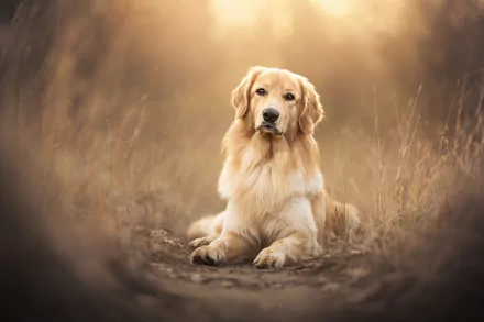 Animal golden retriever HD Desktop Wallpaper | Background Image
