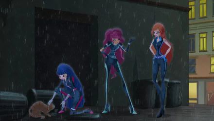 Bloom (Winx Club) Aisha (Winx Club) Musa (Winx Club) TV Show World of Winx HD Desktop Wallpaper | Background Image