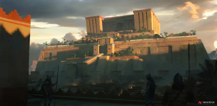  Mesopotamian city - The guard shift by Jonathan Bertaud