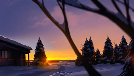 Anime sunset anime sunset HD Desktop Wallpaper | Background Image