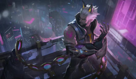  Battle Wolf Sylas Fan Art by Hanyang Guo