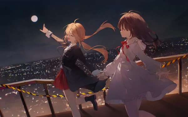 Anime friends HD Desktop Wallpaper | Background Image