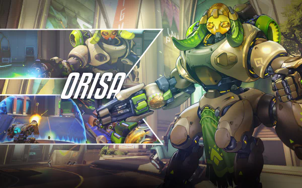 Orisa (Overwatch) video game Overwatch HD Desktop Wallpaper | Background Image