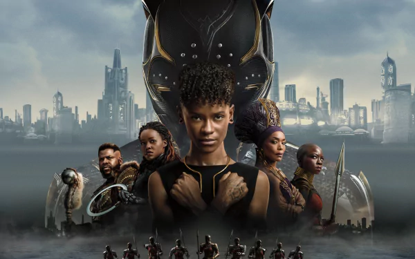 movie Black Panther: Wakanda Forever HD Desktop Wallpaper | Background Image