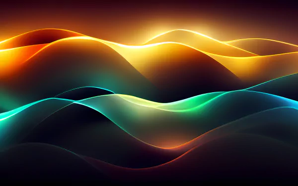 Streaks of soft light blend into an abstract composition, perfect for an HD desktop wallpaper.
