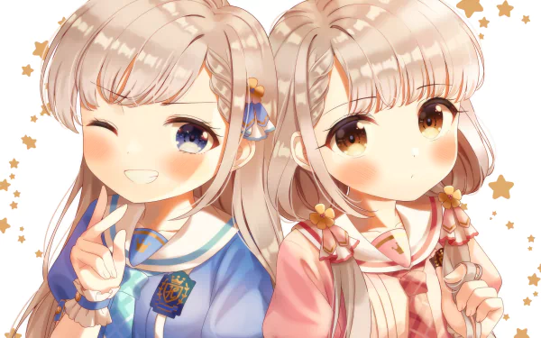 Nagi Hisakawa Hayate Hisakawa Anime THE iDOLM@STER: Cinderella Girls Starlight Stage HD Desktop Wallpaper | Background Image