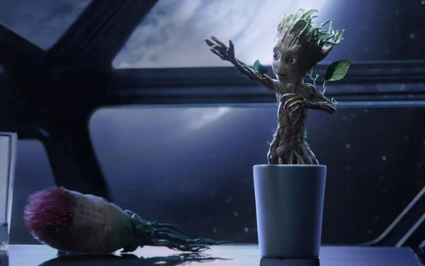 Baby Groot TV Show I Am Groot HD Desktop Wallpaper | Background Image