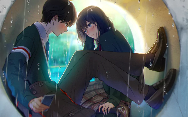Anime couple anime couple HD Desktop Wallpaper | Background Image