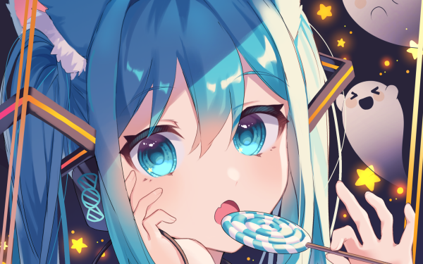 Anime Vocaloid Hatsune Miku HD Wallpaper | Background Image