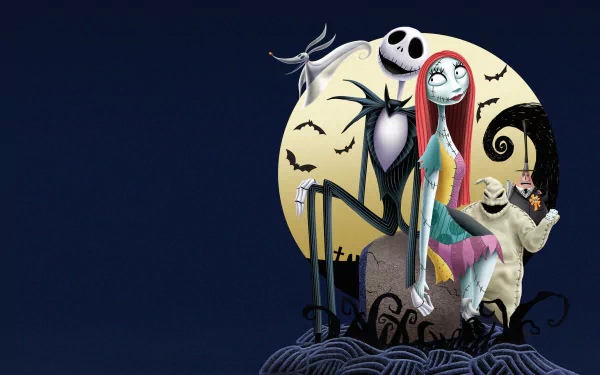 Sally (The Nightmare Before Christmas) Jack Skellington movie The Nightmare Before Christmas HD Desktop Wallpaper | Background Image