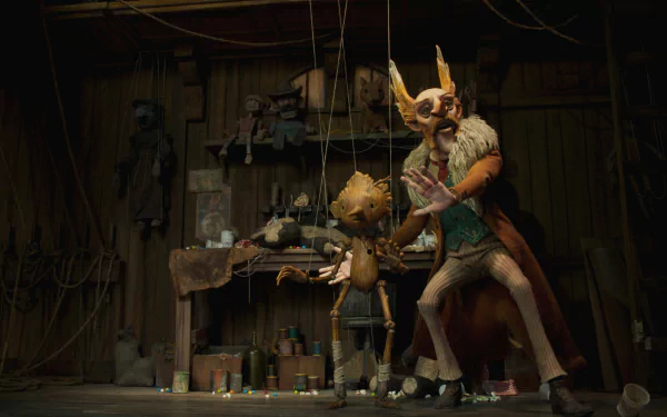 movie Guillermo del Toro's Pinocchio HD Desktop Wallpaper | Background Image