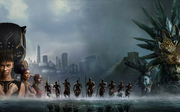 movie Black Panther: Wakanda Forever HD Desktop Wallpaper | Background Image