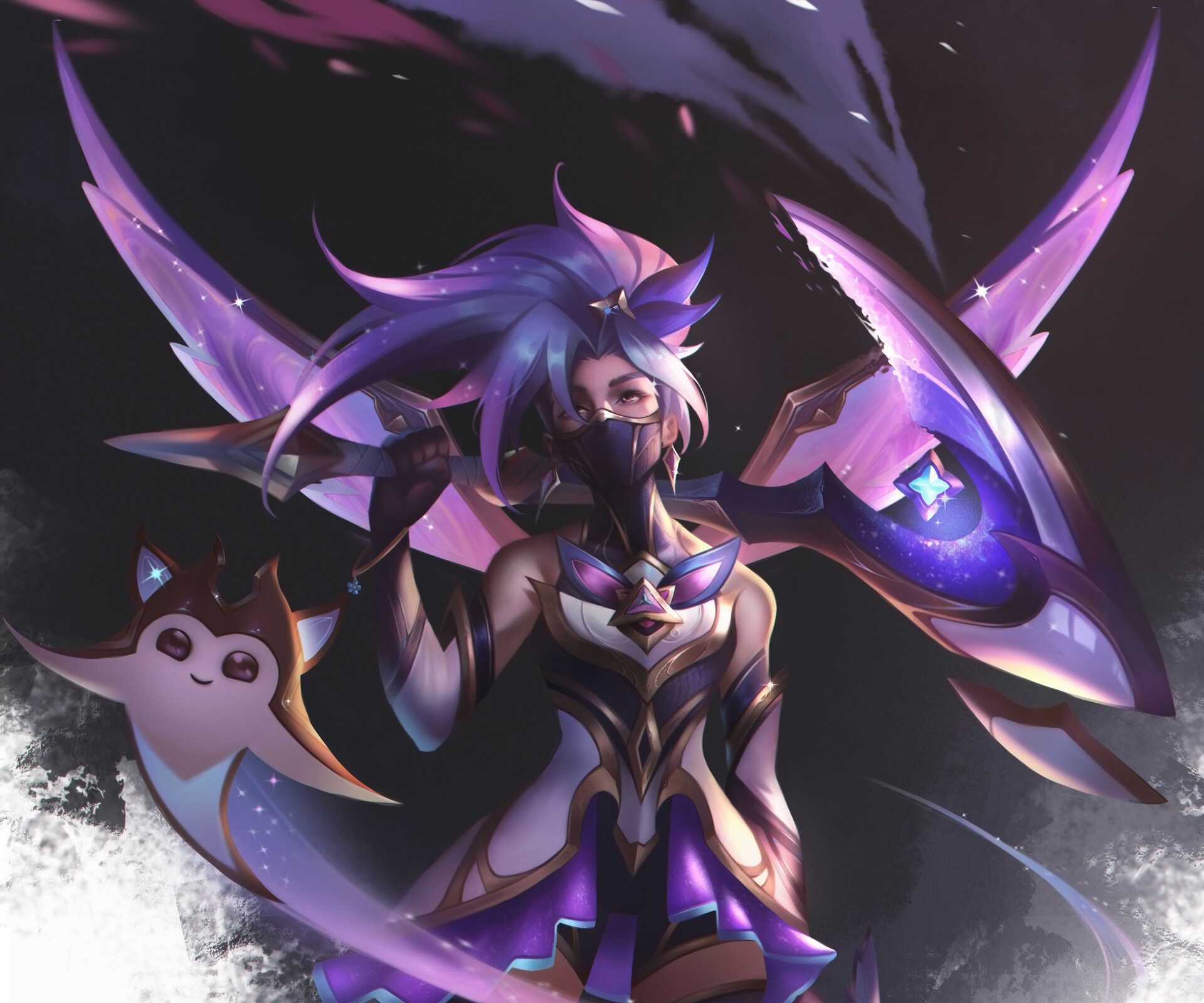 League Of Legends - Star Guardian Akali Live Wallpaper