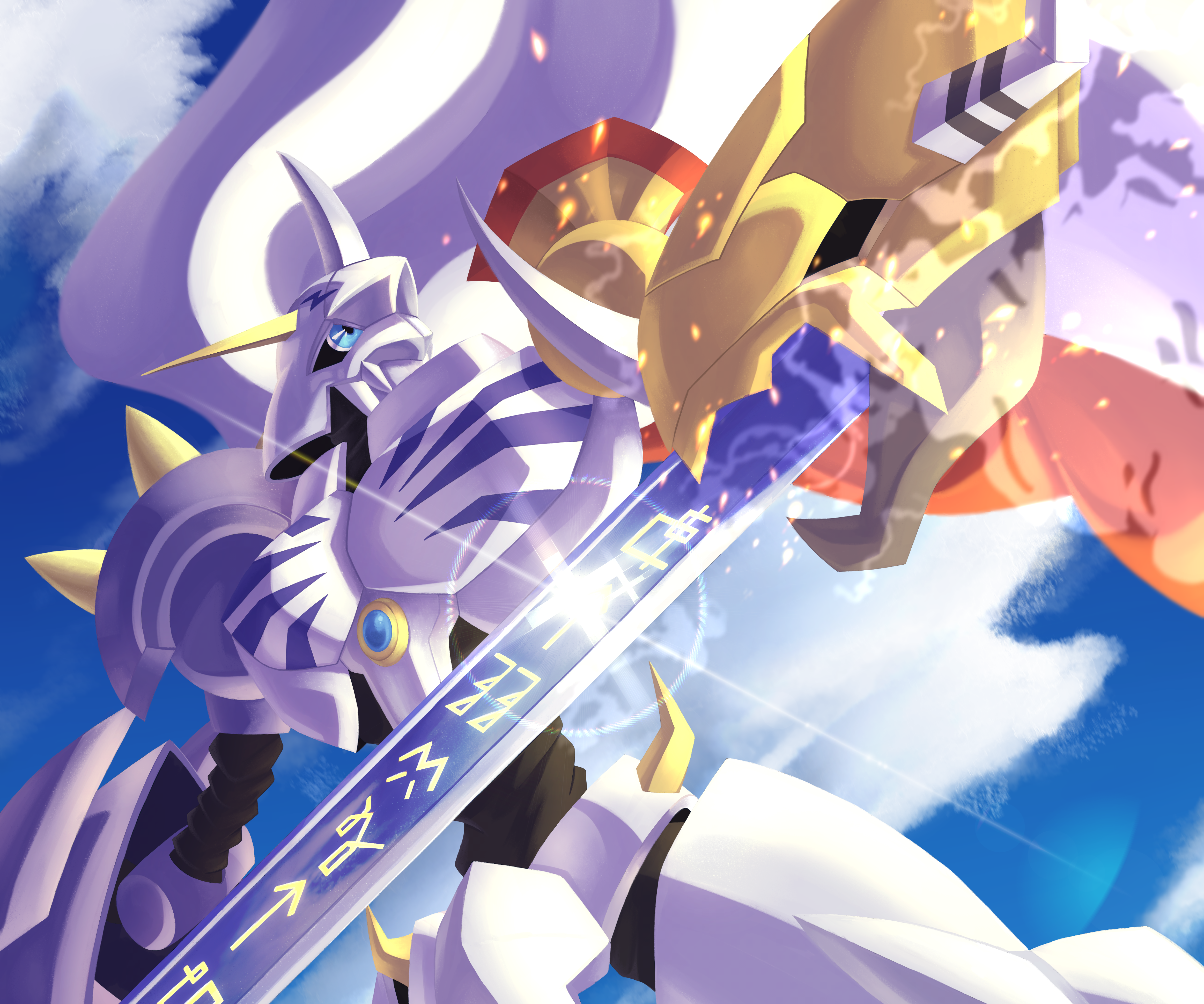 Omegamon X RE:Imagine by IshaMuhammad  Digimon wallpaper, Digimon, Digimon  adventure tri