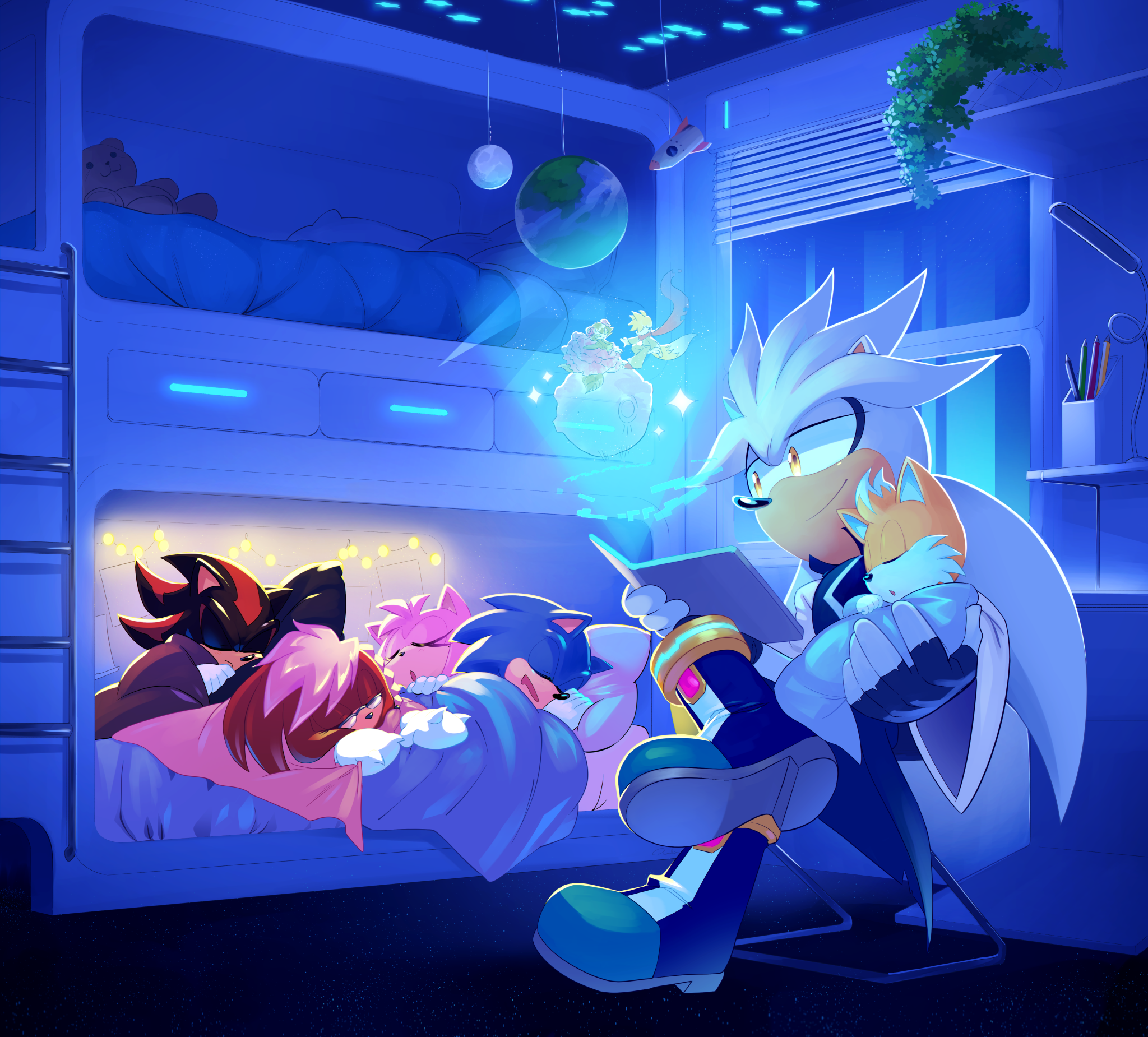 sonic and shadow and silver wallpaper