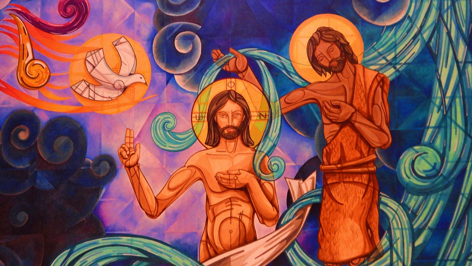 Download Mural Church Religion Religious Jesus 4k Ultra HD Wallpaper by Mike Navolta