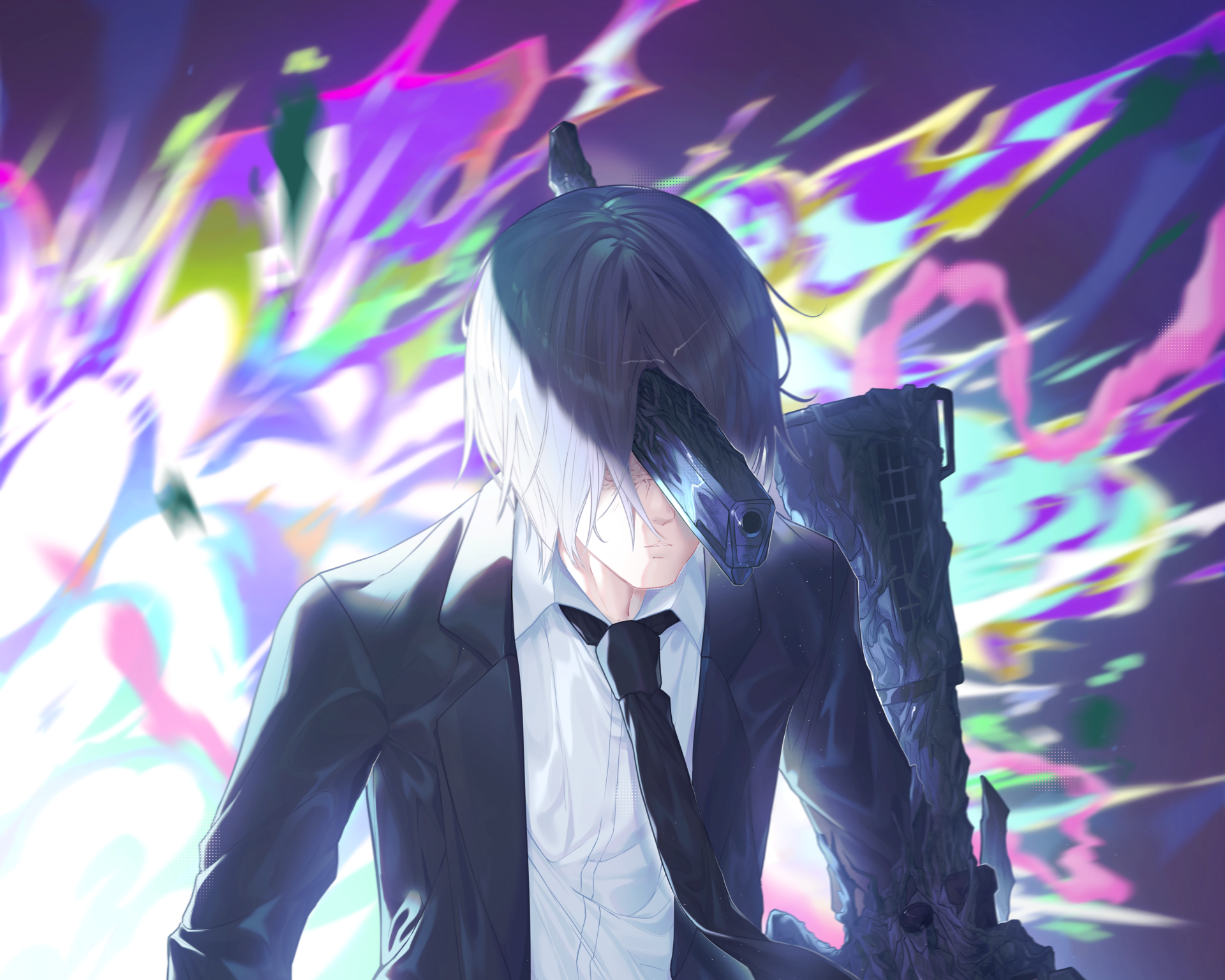 Download Gun Devil (Chainsaw Man) Anime Chainsaw Man HD Wallpaper by Reysuu