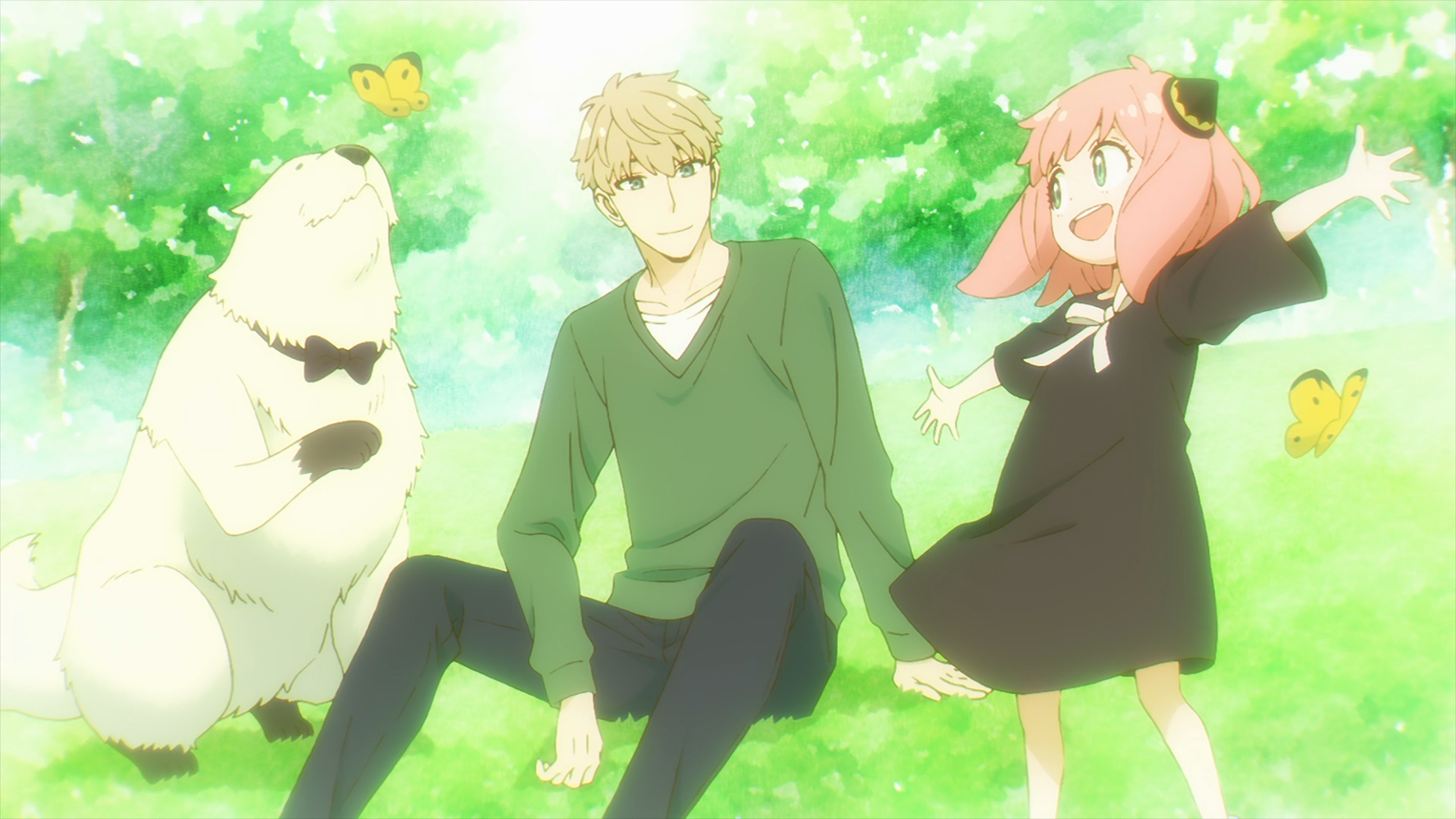 Download Bond (Spy X Family) Loid Forger Anya Forger Anime Spy X Family HD Wallpaper