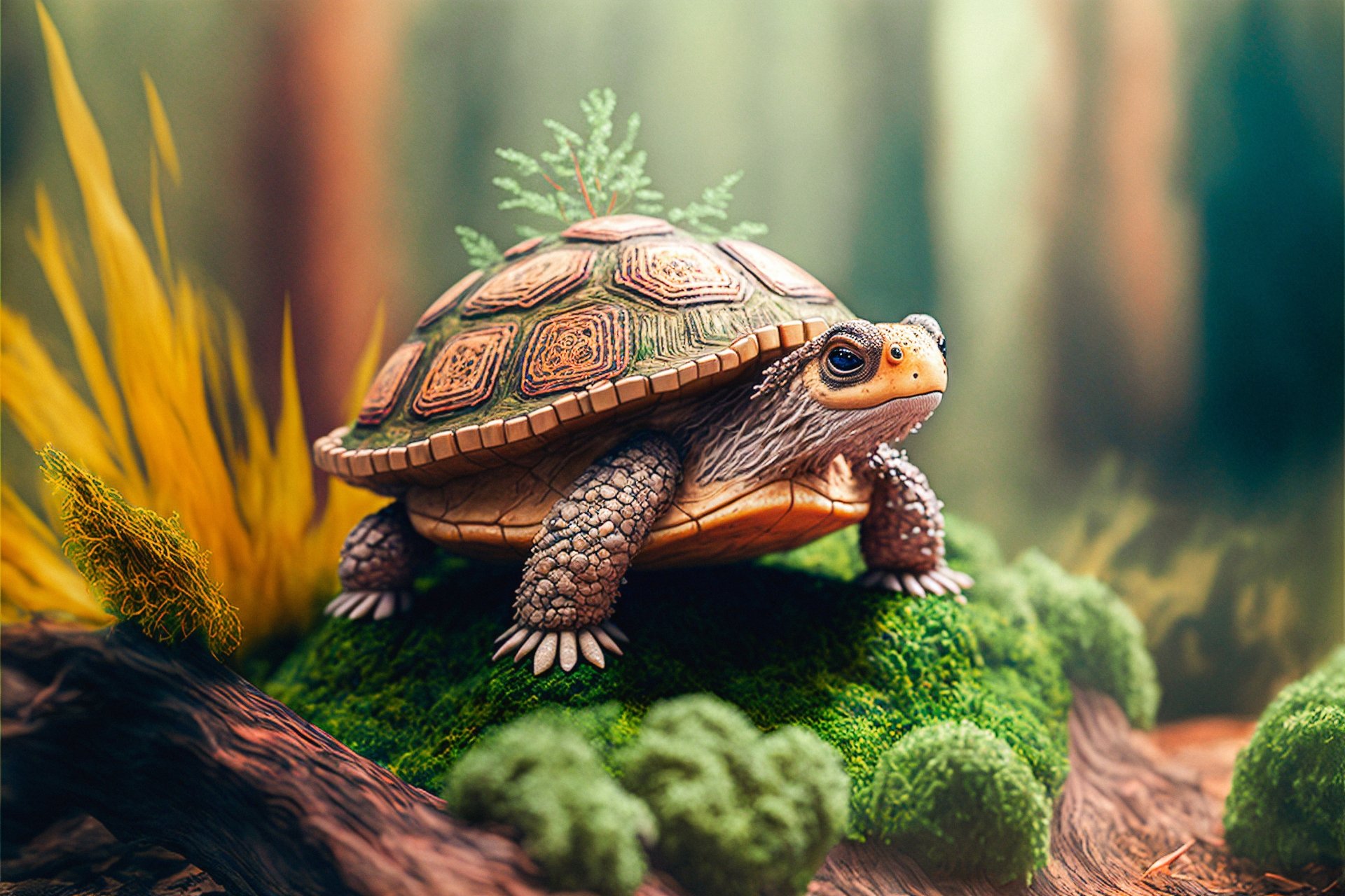 Download Fantasy Turtle HD Wallpaper