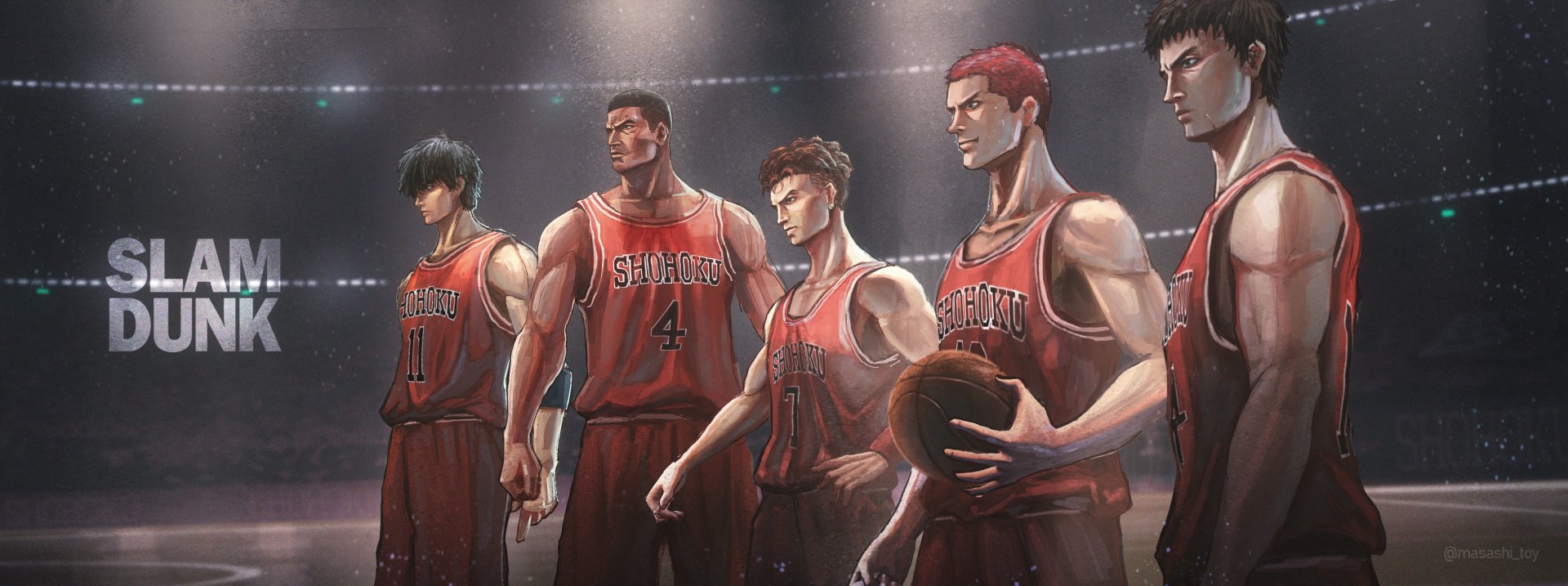 Slam Dunk Dream Team Hd Wallpaper By Masashi 9128