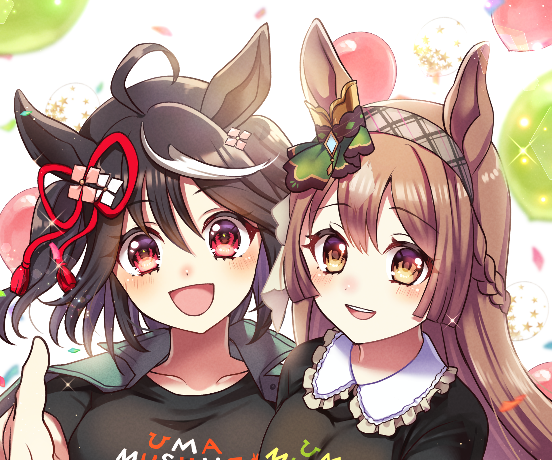 Download Satono Diamond Kitasan Black Anime Uma Musume: Pretty Derby HD Wallpaper by rokico