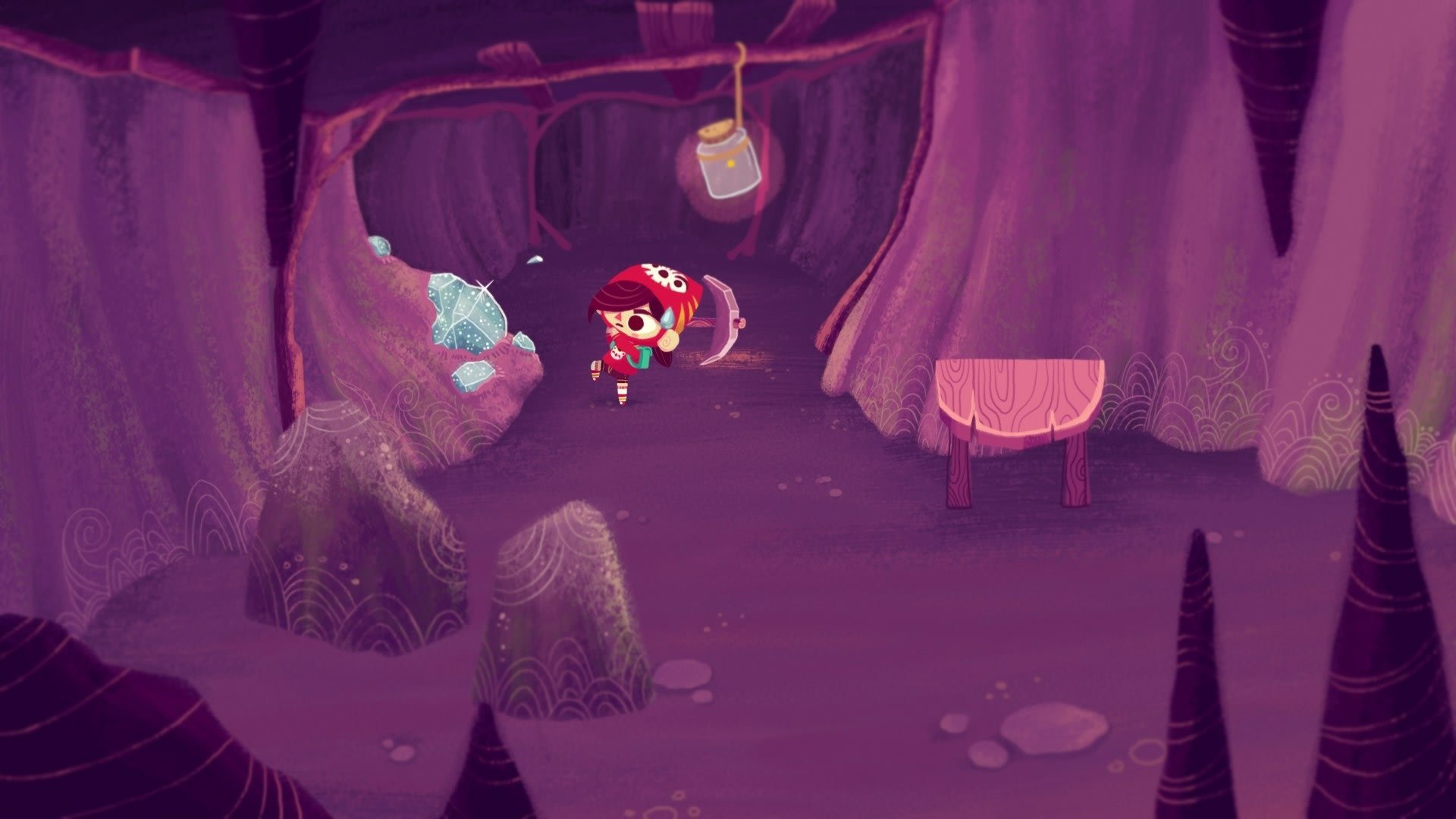 Download Video Game Mineko's Night Market HD Wallpaper