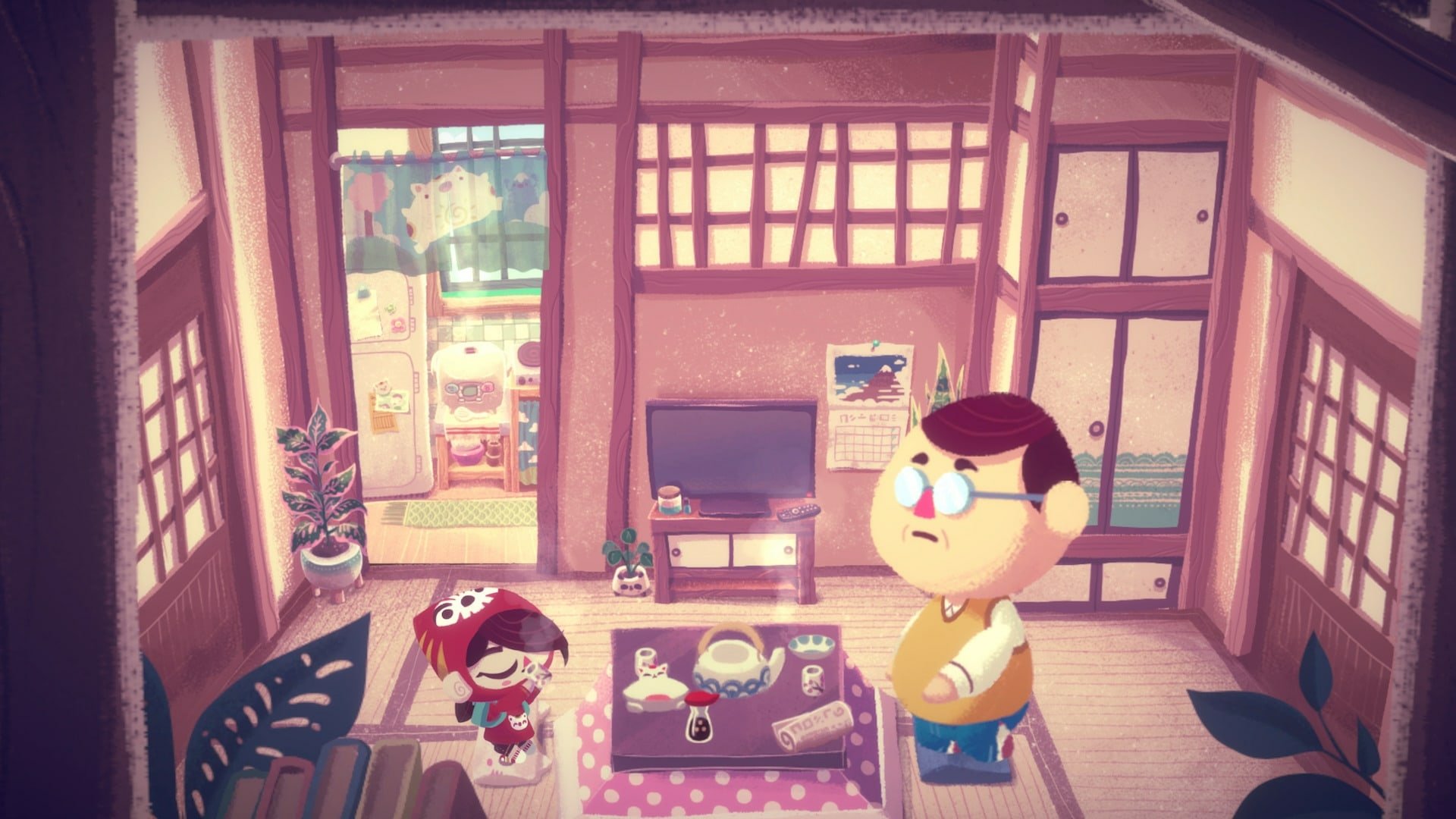 Download Video Game Mineko's Night Market HD Wallpaper