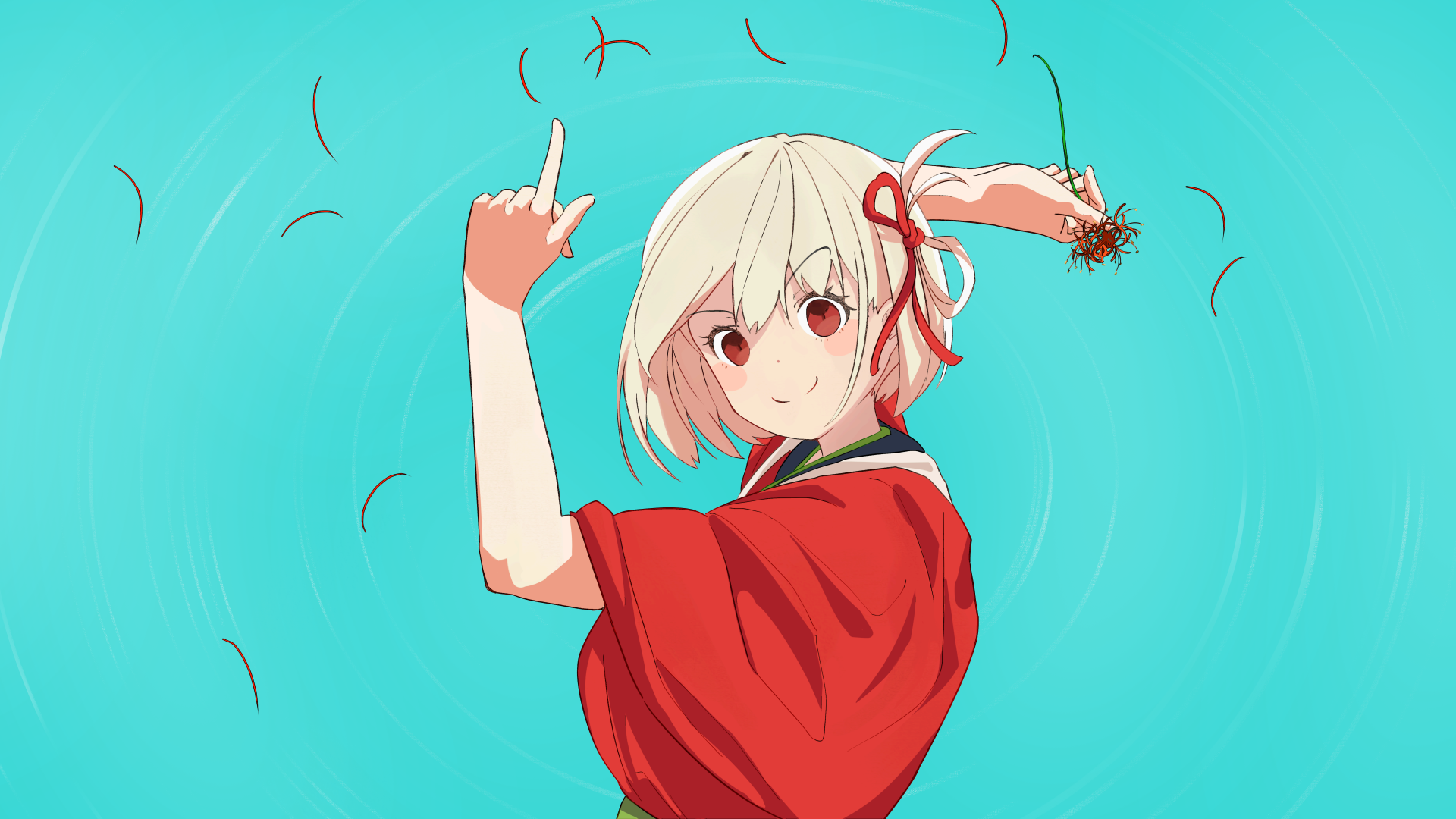 Download Chisato Nishikigi Anime Lycoris Recoil 4k Ultra HD Wallpaper by HdHenry_