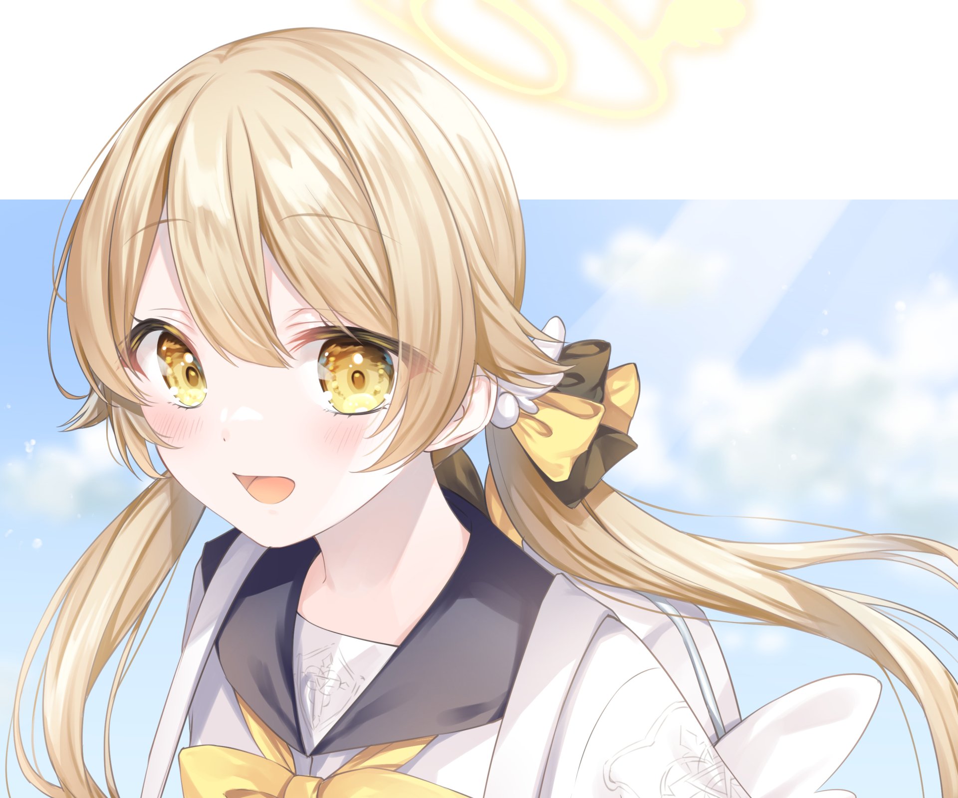 Download Ajitani Hifumi Video Game Blue Archive HD Wallpaper by komari