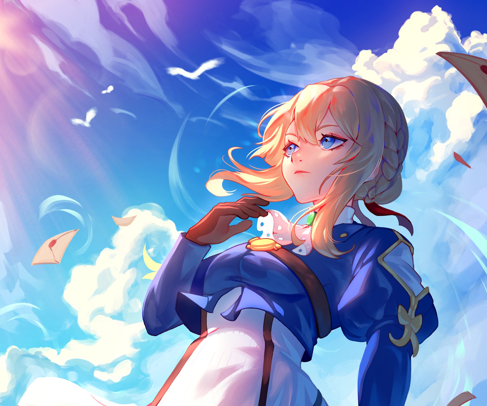 Download Violet Evergarden (Character) Anime Violet Evergarden 4k Ultra