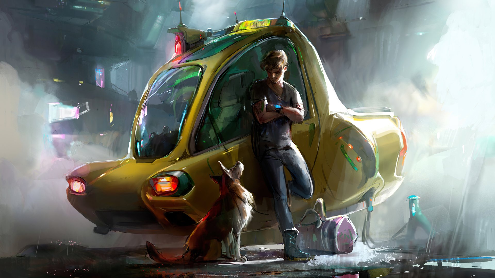 Download Sci Fi People 4k Ultra HD Wallpaper by Thomas Brissot