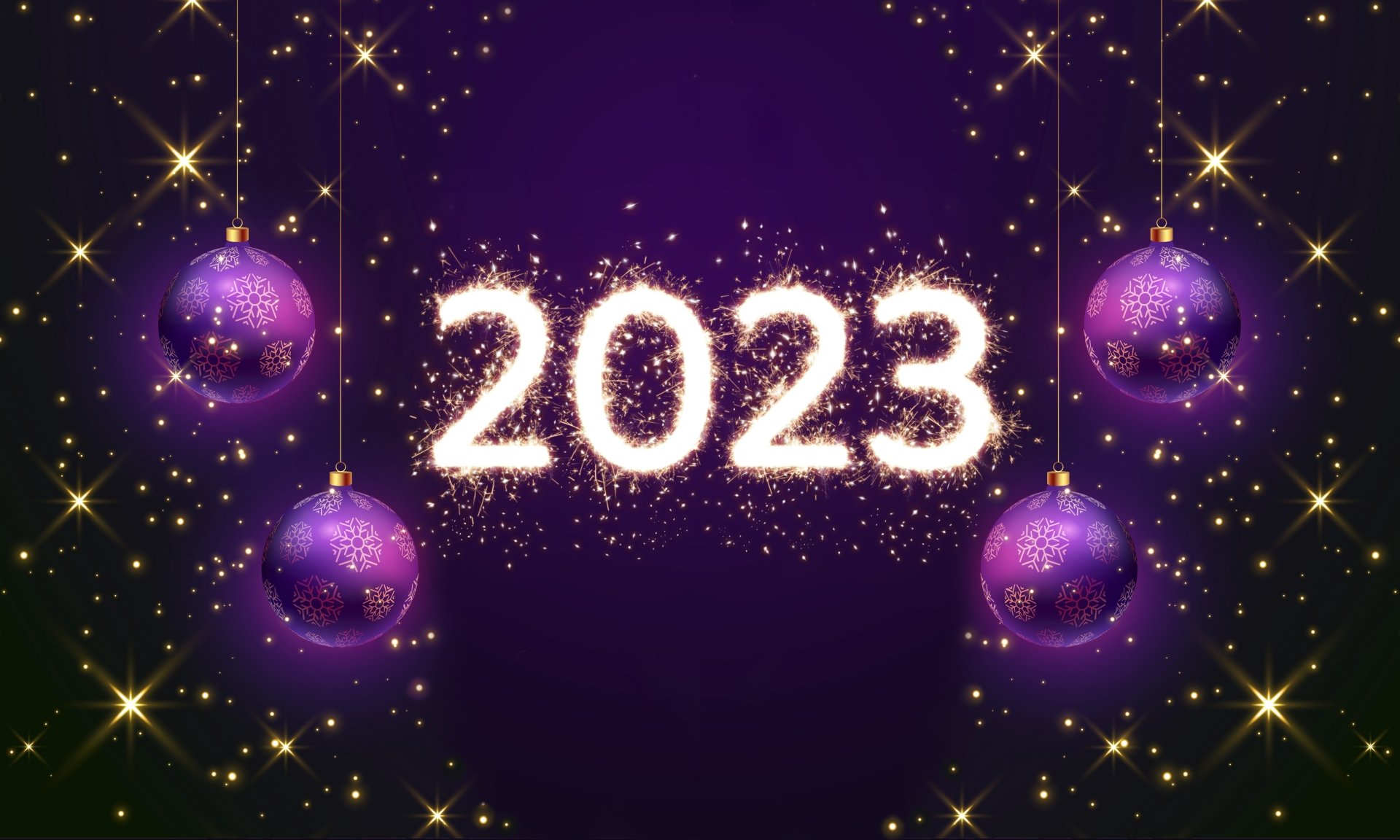 Download Holiday New Year 2023 4k Ultra HD Wallpaper