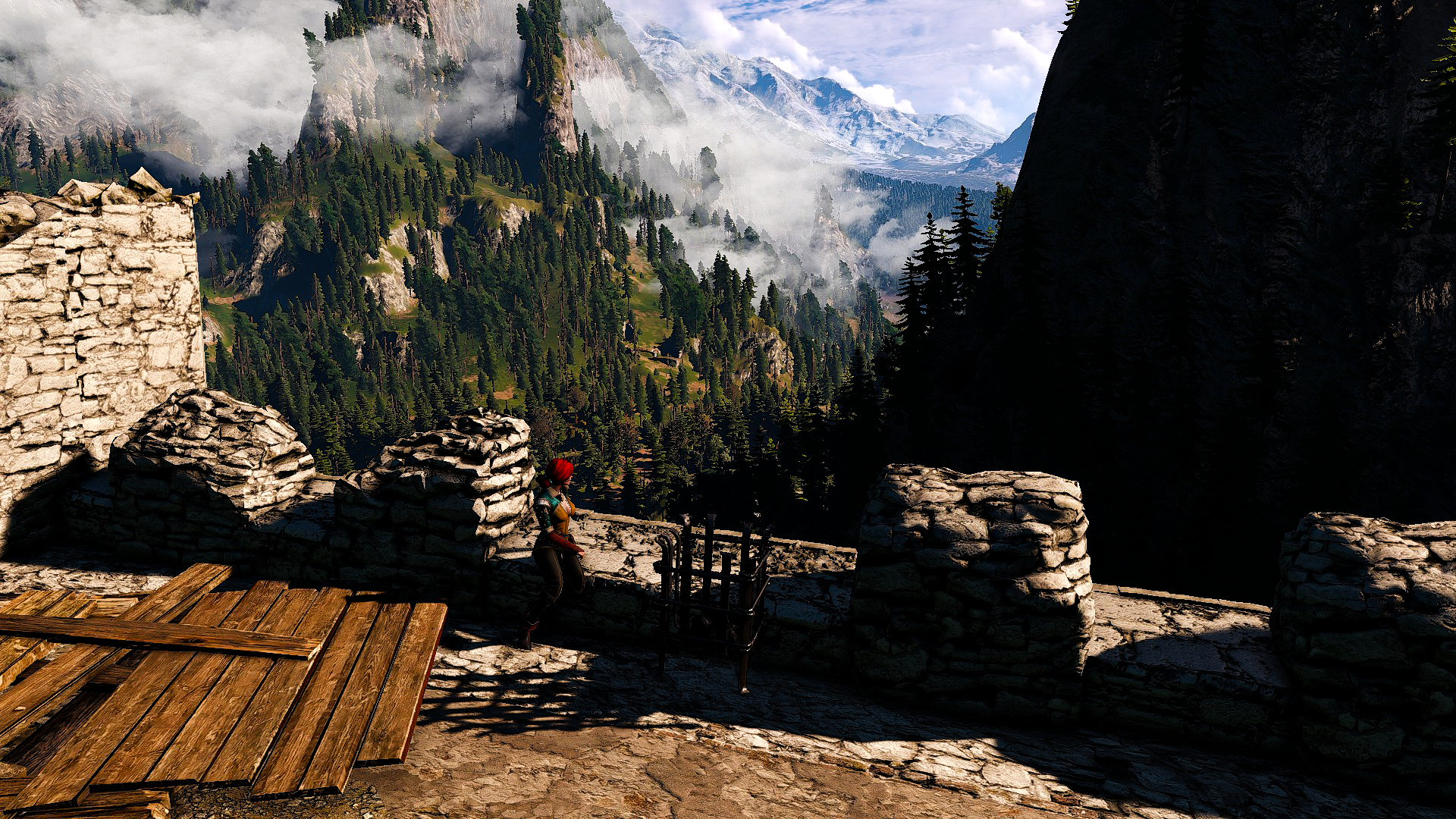 The Witcher 3 Triss in Kaer Morhen by kinqbert