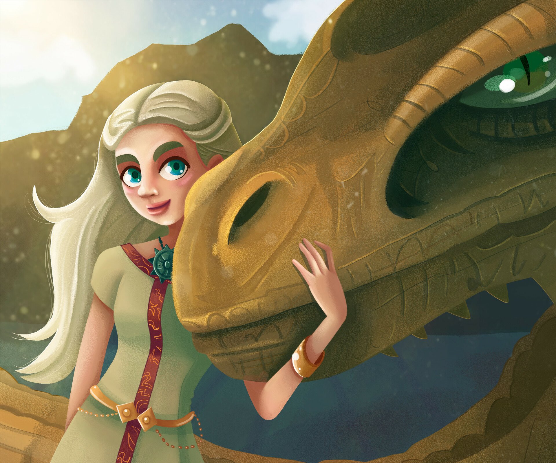 Download Rhaenyra Targaryen TV Show House Of The Dragon HD Wallpaper by Daniel Bienes