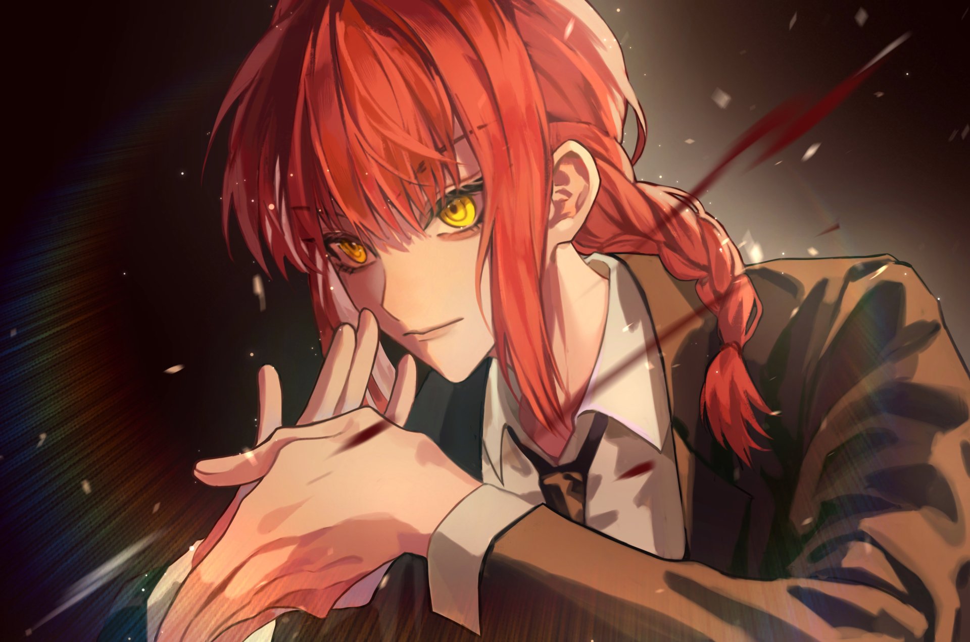 Download Makima (Chainsaw Man) Anime Chainsaw Man 4k Ultra HD Wallpaper by 左刹