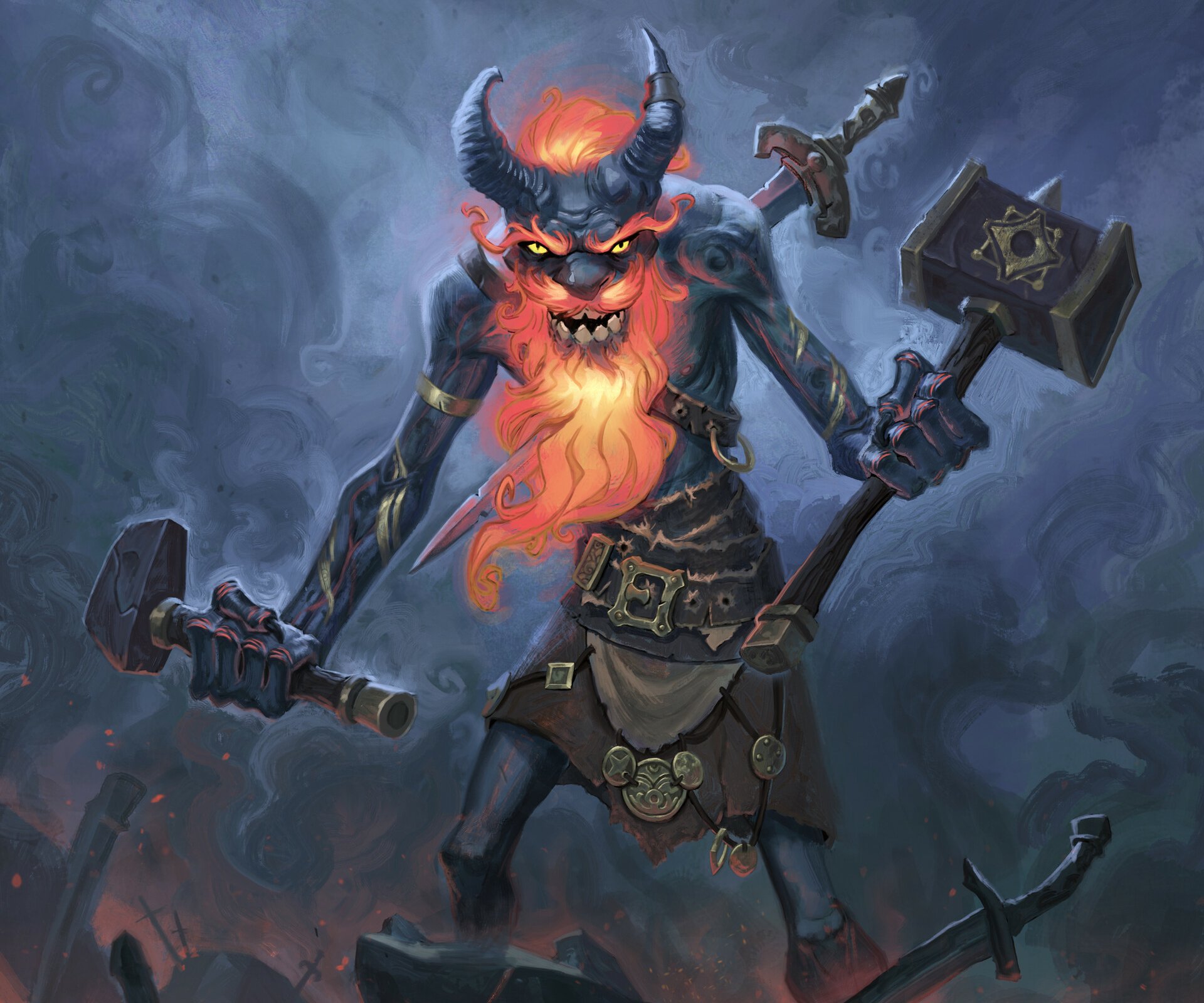 Download Fantasy Warrior Fantasy Warrior HD Wallpaper by Aleksa Stajsic