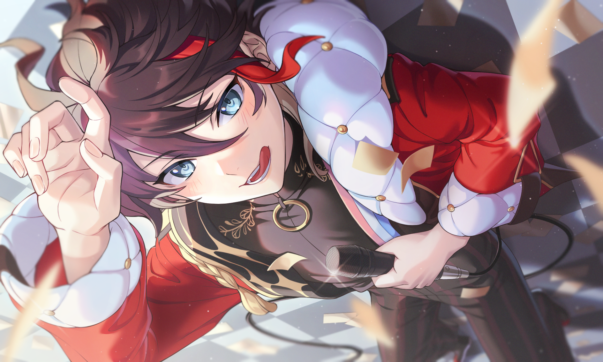 Download Saegusa Akina Nijisanji Anime Virtual Youtuber HD Wallpaper