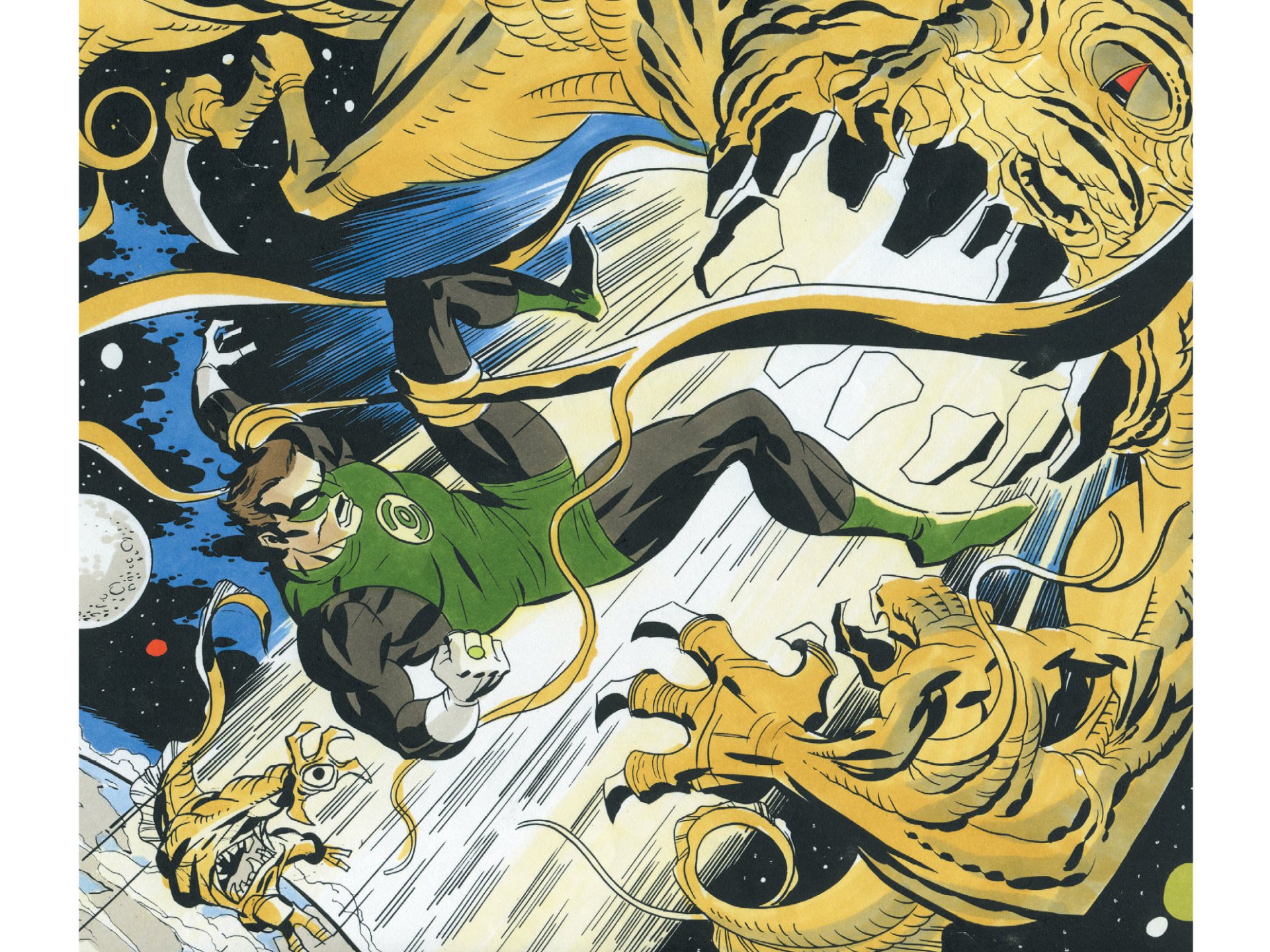 Download Comic DC: The New Frontier HD Wallpaper by Darwyn Cooke