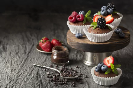 still life food muffin HD Desktop Wallpaper | Background Image