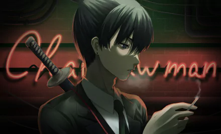 Aki Hayakawa Anime Chainsaw Man HD Desktop Wallpaper | Background Image
