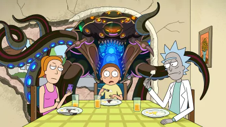 Summer Smith Morty Smith Rick Sanchez TV Show Rick and Morty HD Desktop Wallpaper | Background Image