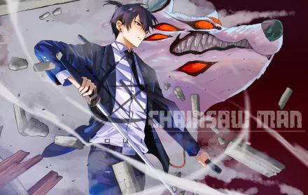 Fox Devil (Chainsaw Man) Aki Hayakawa Anime Chainsaw Man HD Desktop Wallpaper | Background Image